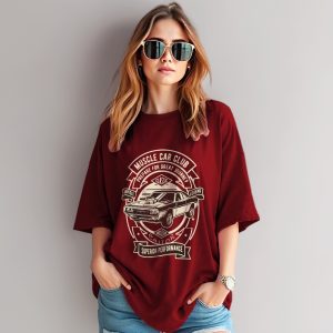ausk oversized t shirt for womens || graphic front printed loose fit womens tshirt