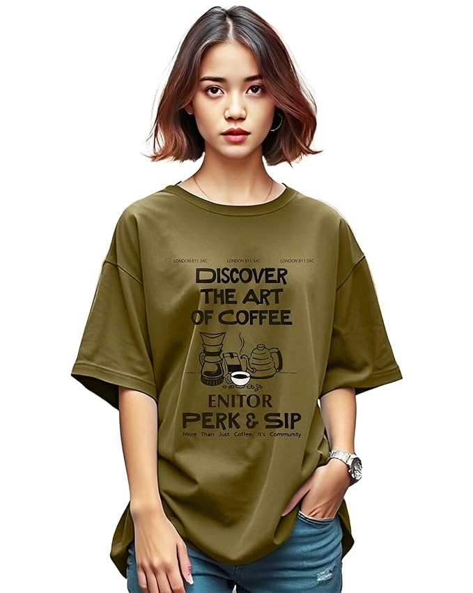 ausk oversized t shirt for womens || graphic front printed loose fit womens tshirt ausk oversized t shirt for womens || graphic front printed loose fit womens tshirt