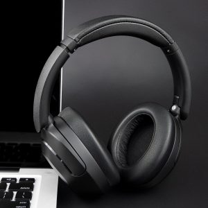 sony wh ch720n active noise cancellation wireless bluetooth over ear headphones with mic, adaptive sound control, quick charge, up to 35hrs battery, customized eq black