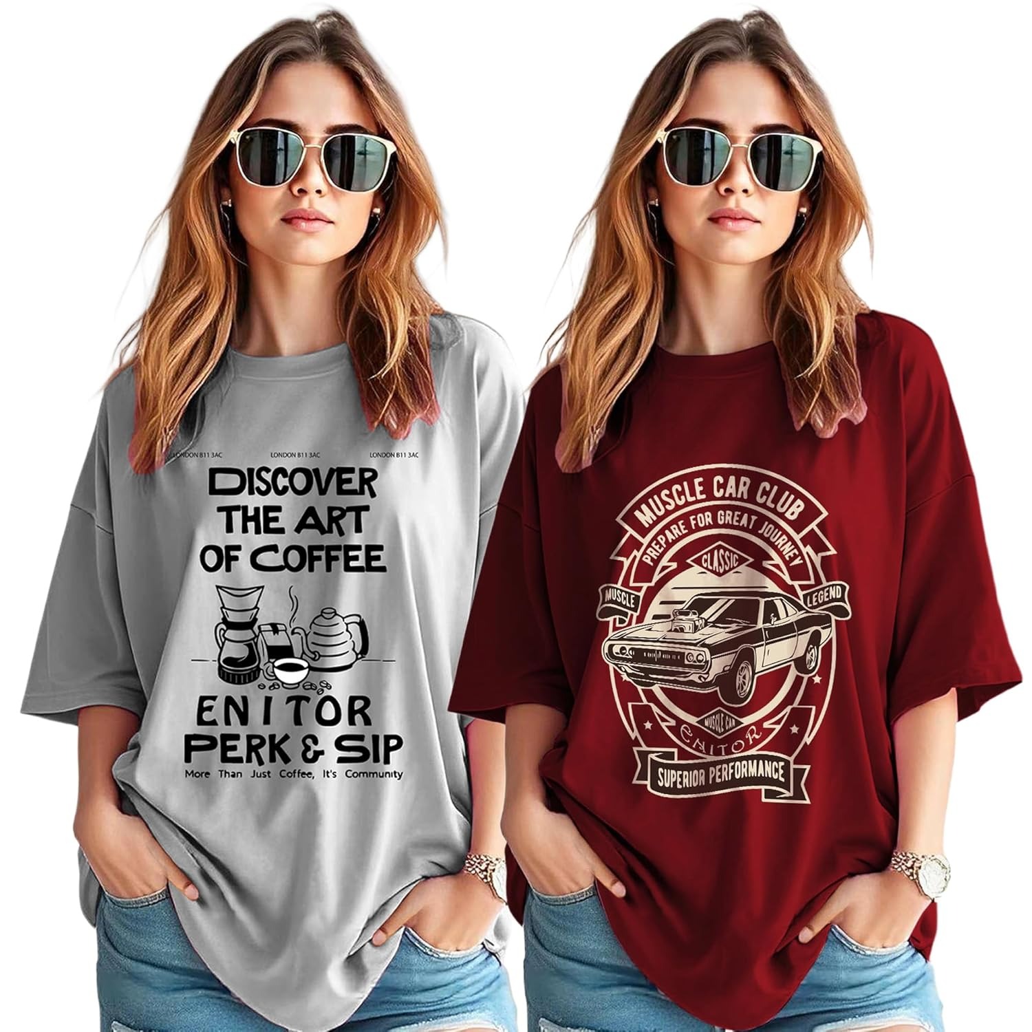ausk oversized t shirt for womens || graphic front printed loose fit womens tshirt ausk oversized t shirt for womens || graphic front printed loose fit womens tshirt