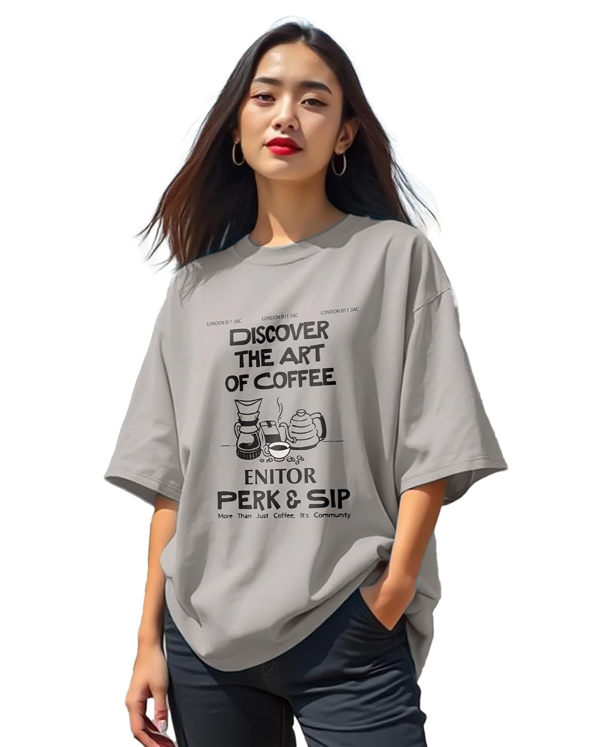 ausk oversized t shirt for womens || graphic front printed loose fit womens tshirt ausk oversized t shirt for womens || graphic front printed loose fit womens tshirt